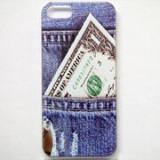 MINIOPAL CASE 92024 [iPhone5用 背面カバータイプ PR プリント紙幣ジーンズ]