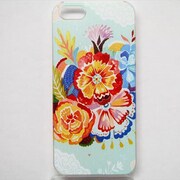 MINIOPAL CASE 92048 [iPhone5用 背面カバータイプ PR プリント花]
