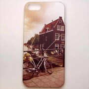 MINIOPAL CASE 02075 [iPhone5用 背面カバータイプ PR プリント建物自転車]