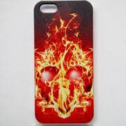 MINIOPAL CASE 92079 [iPhone5用 背面カバータイプ PR プリントハート]