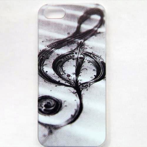 MINIOPAL CASE 02112 [iPhone5用 背面カバータイプ PR プリント音符]