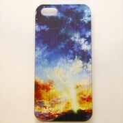 MINIOPAL CASE 92192 [iPhone5用 背面カバータイプ PR 惑星プリント空]