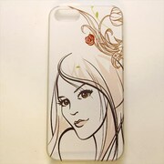 MINIOPAL CASE 92420 [iPhone5用 背面カバータイプ PR プリント女の子]