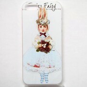 MINIOPAL CASE 92444 [iPhone5用 背面カバータイプ PR プリント女の子]