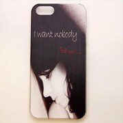 MINIOPAL CASE 12463 [iPhone5用 背面カバータイプ PR プリント英字女の子]