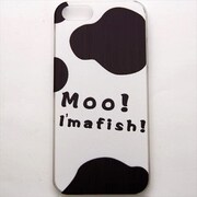 MINIOPAL CASE 02518 [iPhone5用 背面カバータイプ PR プリント英字牛]