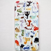 MINIOPAL CASE 92604 [iPhone5用 背面カバータイプ PR アニマルプリントネコ]