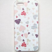 MINIOPAL CASE 92642 [iPhone5用 背面カバータイプ PR プリントハートドット柄]