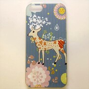 MINIOPAL CASE 92673 [iPhone5用 背面カバータイプ PR アニマルプリント鹿]