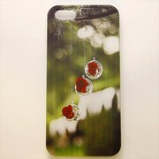 MINIOPAL CASE 02754 [iPhone5用 背面カバータイプ PR プリント花バラ]