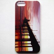 MINIOPAL CASE 92819 [iPhone5用 背面カバータイプ PR カラフルプリント夕焼け]