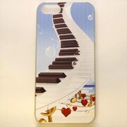 MINIOPAL CASE 12883 [iPhone5用 背面カバータイプ PR プリントピアノ鍵盤]
