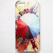 MINIOPAL CASE 92932 [iPhone5用 背面カバータイプ PR カラフルプリント傘]
