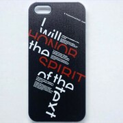 MINIOPAL CASE 02938 [iPhone5用 背面カバータイプ PR 文字プリント]
