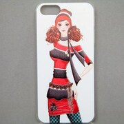 MINIOPAL CASE 03096 [iPhone5用 背面カバータイプ PR プリント少女プリント]