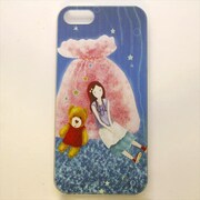 MINIOPAL CASE 93168 [iPhone5用 背面カバータイプ PR アニマルプリントクマ少女]
