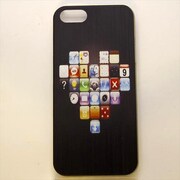 MINIOPAL CASE 13248 [iPhone5用 背面カバータイプ PR ハートプリント]