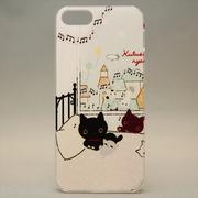 MINIOPAL CASE 13408 [iPhone5用 背面カバータイプ PR アニマルプリントネコ]
