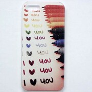 MINIOPAL CASE 03478 [iPhone5用 背面カバータイプ PR カラフルプリントI LOVE YOU]