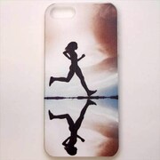 MINIOPAL CASE 13606 [iPhone5用 背面カバータイプ PR プリント人ランニング]