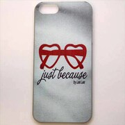 MINIOPAL CASE 13637 [iPhone5用 背面カバータイプ PR ハートプリント]