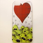MINIOPAL CASE 03706 [iPhone5用 背面カバータイプ PR ハートプリントアニマル調]