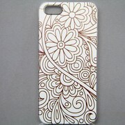 MINIOPAL CASE 93816 [iPhone5用 背面カバータイプ PR プリント花]