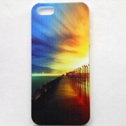MINIOPAL CASE 93823 [iPhone5用 背面カバータイプ PR 夕焼けプリント]