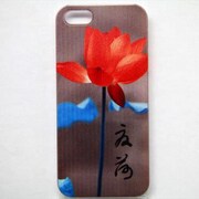 MINIOPAL CASE 83893 [iPhone5用 背面カバータイプ PR プリント花]