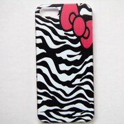 MINIOPAL CASE 83916 [iPhone5用 背面カバータイプ PR アニマルプリント迷彩リボン]