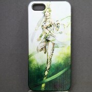 MINIOPAL CASE 93946 [iPhone5用 背面カバータイプ PR プリント女性]