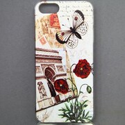 MINIOPAL CASE 93960 [iPhone5用 背面カバータイプ PR アニマルプリント蝶]