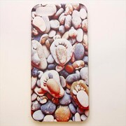 MINIOPAL CASE 13996 [iPhone5用 背面カバータイプ PR プリント足跡]