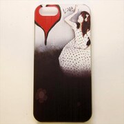 MINIOPAL CASE 14023 [iPhone5用 背面カバータイプ PR ハートプリント少女]