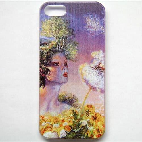 MINIOPAL CASE 84173 [iPhone5用 背面カバータイプ PR プリント女性]