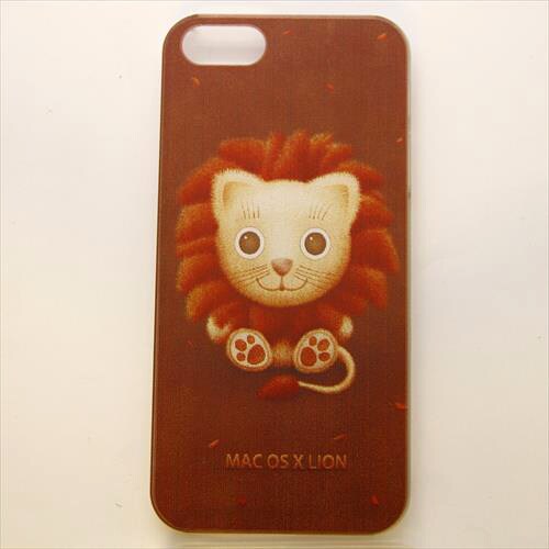 MINIOPAL CASE 04314 [iPhone5用 背面カバータイプ PR アニマルプリントライオン]