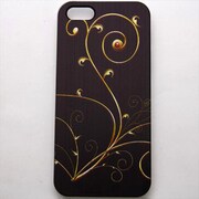 MINIOPAL CASE 14467 [iPhone5用 背面カバータイプ PR プリント花]