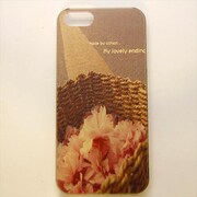 MINIOPAL CASE 14535 [iPhone5用 背面カバータイプ PR プリント花]