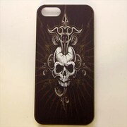 MINIOPAL CASE 94677 [iPhone5用 背面カバータイプ PR スカルプリント]
