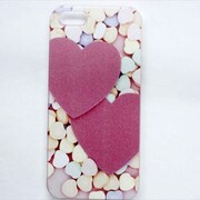 MINIOPAL CASE 04697 [iPhone5用 背面カバータイプ PR ハートプリント]