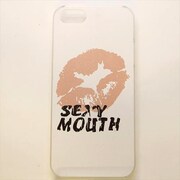 MINIOPAL CASE 04703 [iPhone5用 背面カバータイプ PR 文字プリントSEXY MOUTH]