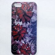MINIOPAL CASE 04789 [iPhone5用 背面カバータイプ PR プリント花]