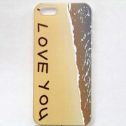 MINIOPAL CASE 04819 [iPhone5用 背面カバータイプ PR 文字プリントLOVE YOU]