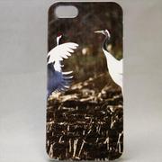 MINIOPAL CASE 14894 [iPhone5用 背面カバータイプ PR アニマルプリント鶴]