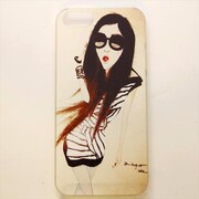 MINIOPAL CASE 05076 [iPhone5用 背面カバータイプ PR プリント少女プリント]