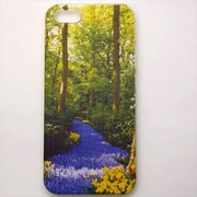 MINIOPAL CASE 95254 [iPhone5用 背面カバータイプ PR プリント花風景]