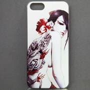 MINIOPAL CASE 15341 [iPhone5用 背面カバータイプ PR 中国風少女プリント]