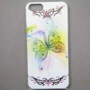 MINIOPAL CASE 95391 [iPhone5用 背面カバータイプ PR アニマルプリント蝶]
