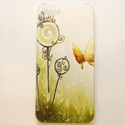 MINIOPAL CASE 05519 [iPhone5用 背面カバータイプ PR アニマルプリント蝶]