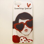 MINIOPAL CASE 05557 [iPhone5用 背面カバータイプ PR プリントハート]